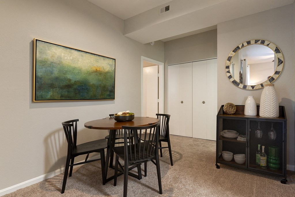 East Chase Apartments separate dining area