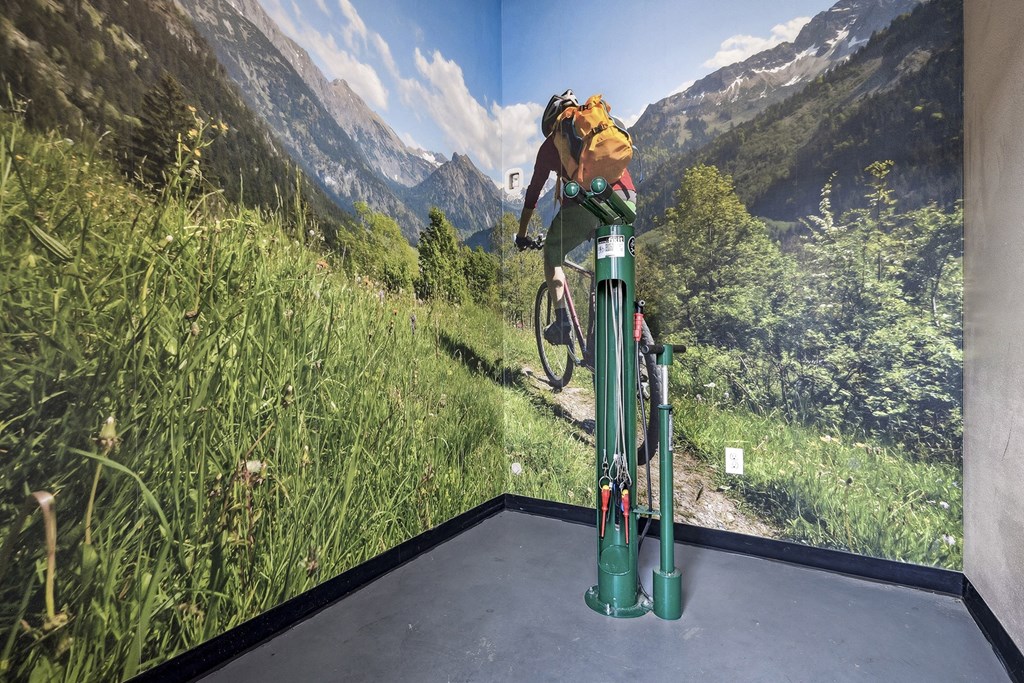 Bicycle repair station - Enclave at Cherry Creek