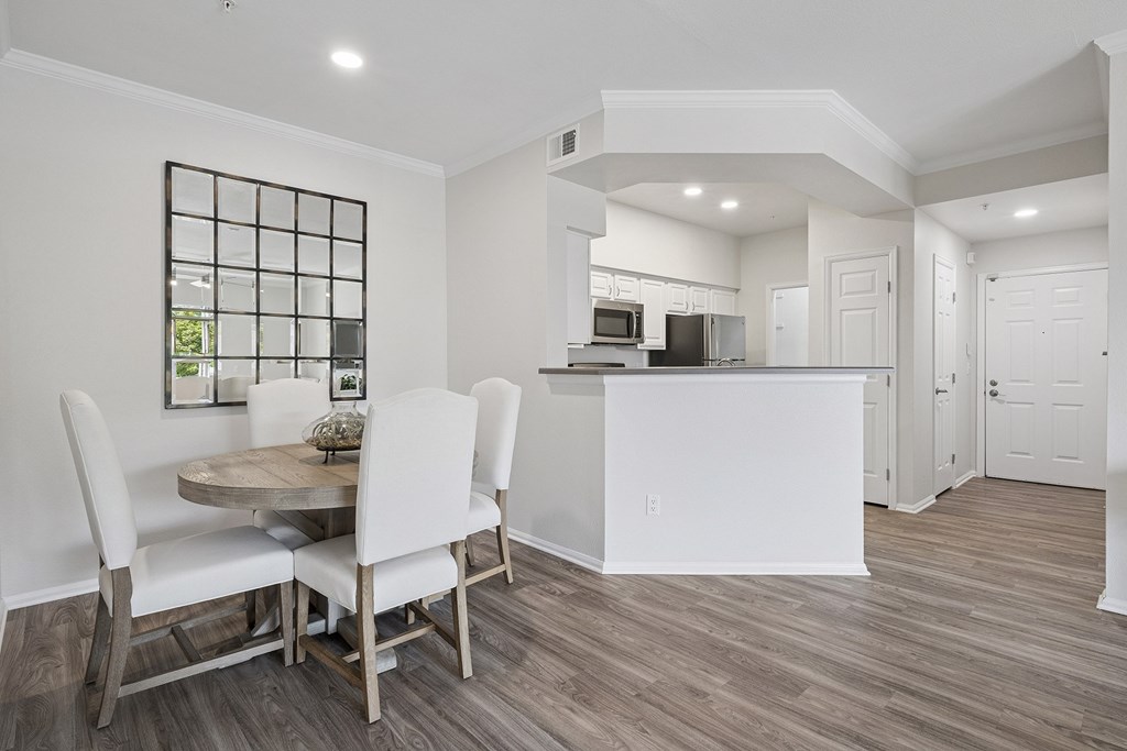 Open-concept floor plans with dining nook - Grand Centennial Apartments