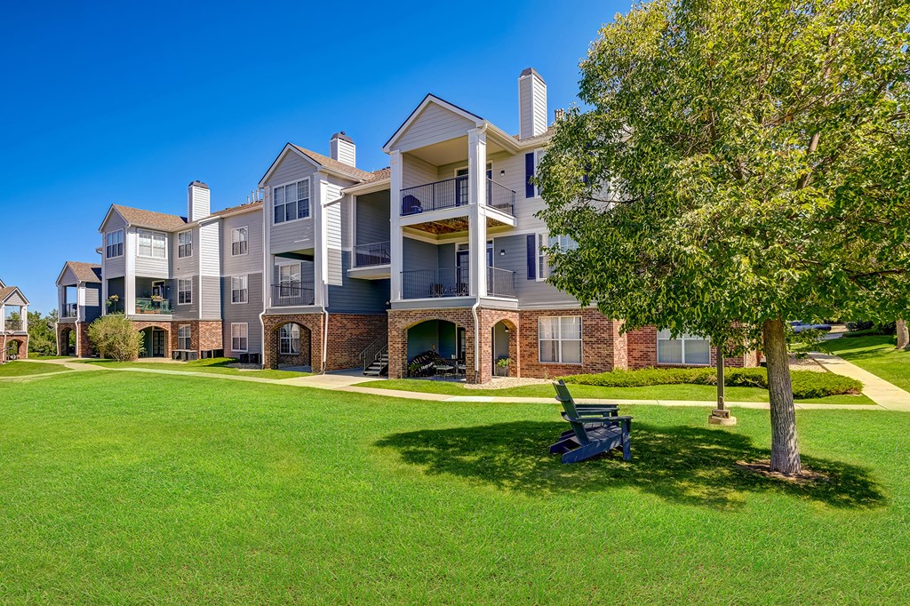 Well manicured grounds