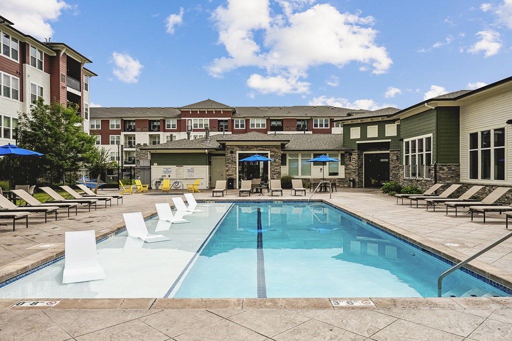 Heated saltwater resort-style pool - Enclave at Cherry Creek