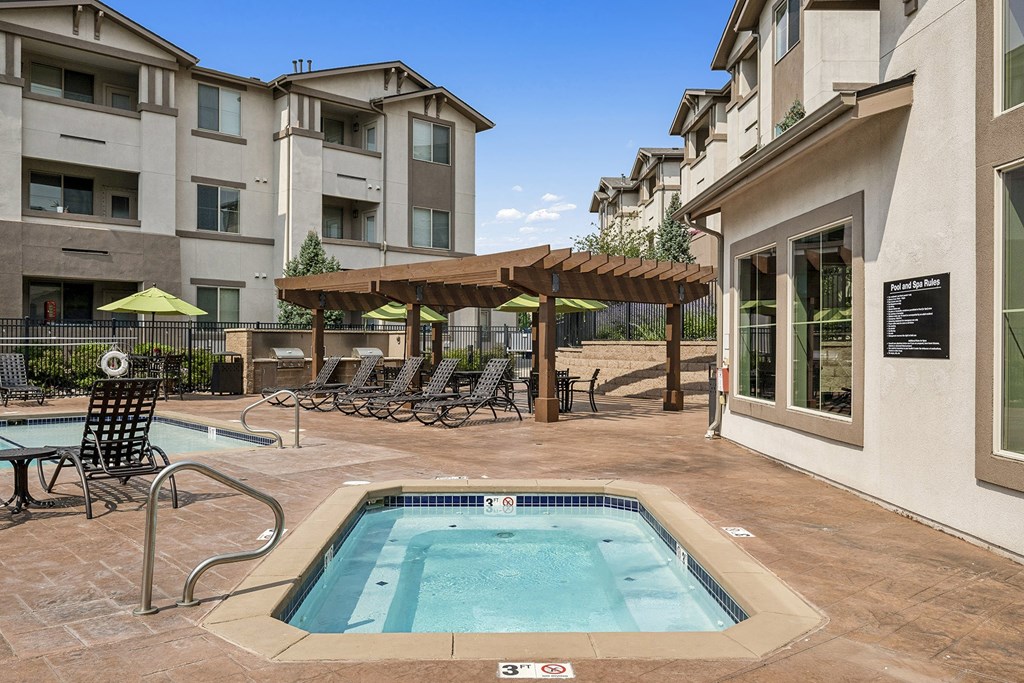 Heated spa - First and Main Apartments