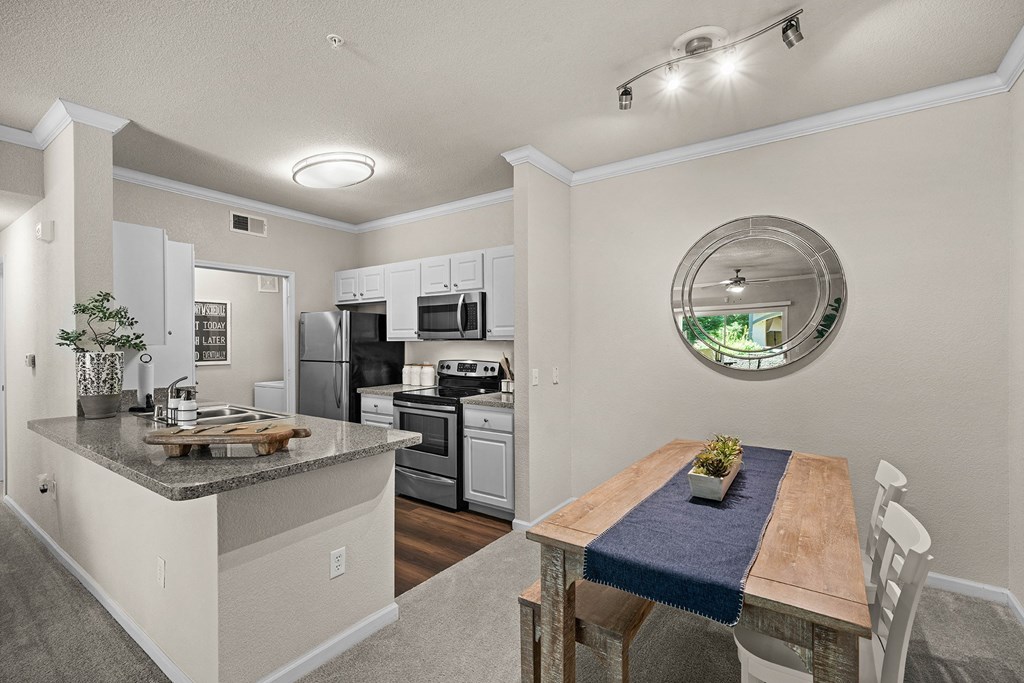 Upgraded kitchen cabinetry - Willow Spring Apartments