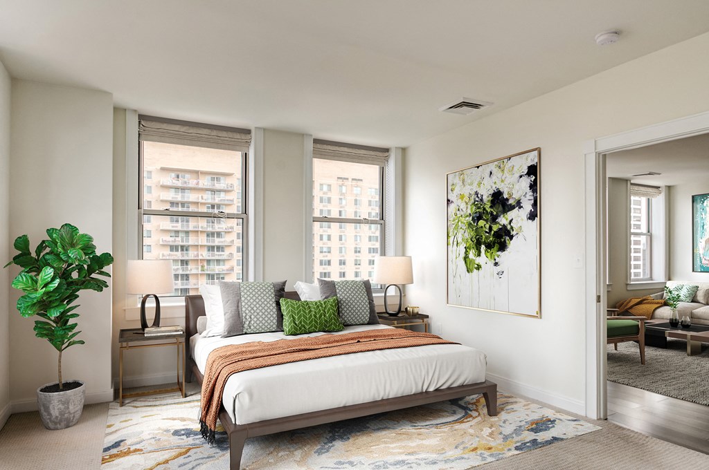 The Republic Apartments - Spacious bedroom