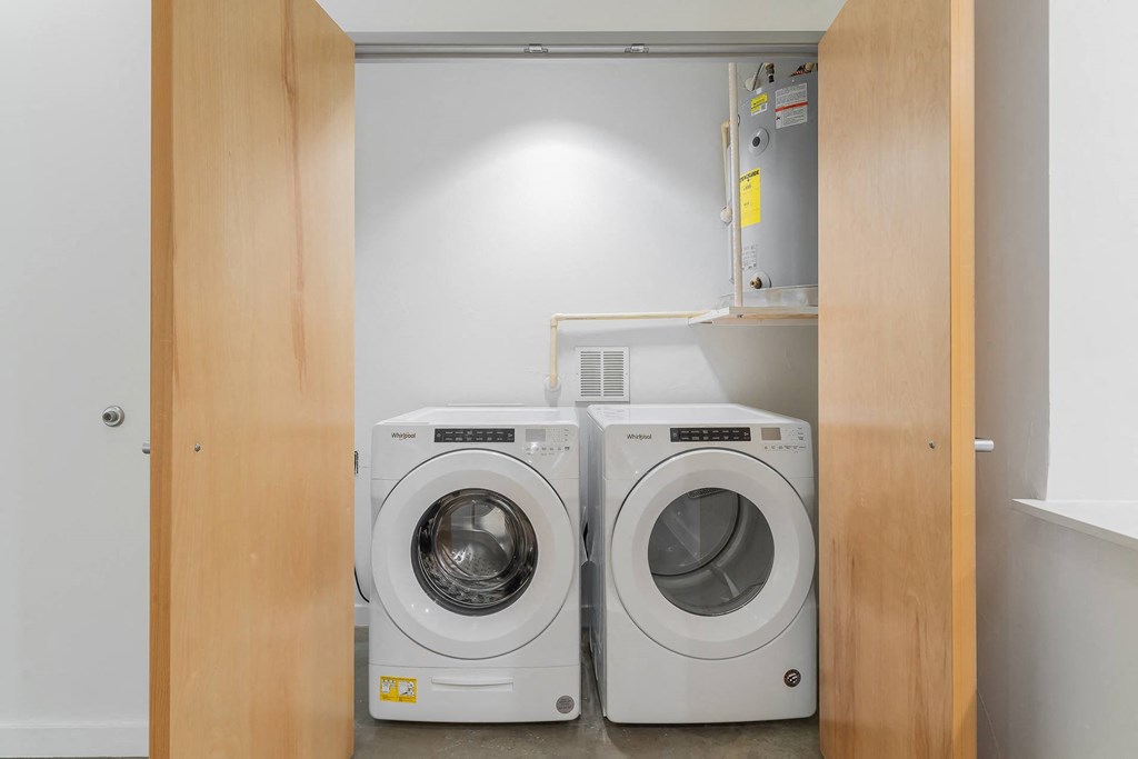 Side-by-side full-sized washer/dryer in select units - Main 3 Downtown