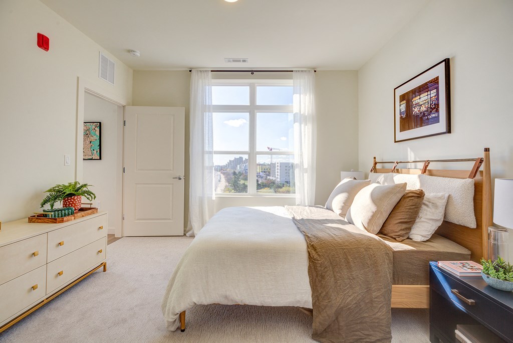 Spacious bedrooms with natural lights - BLVD at Revere Beach