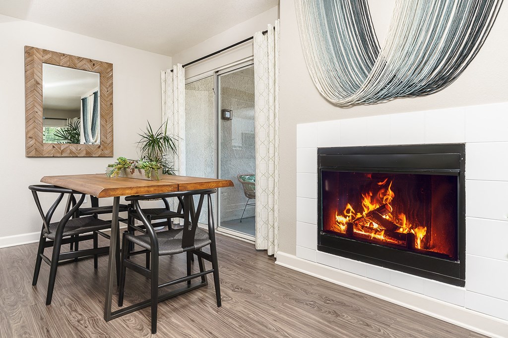 The Cascades Apartments dining nook
