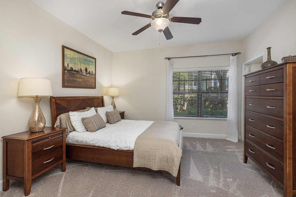 Ceiling fans in master bedrooms - DeLayne at Twin Creeks