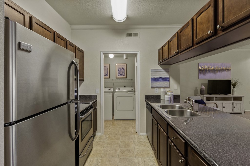 Wood cabinetry - The Gardens at Polaris