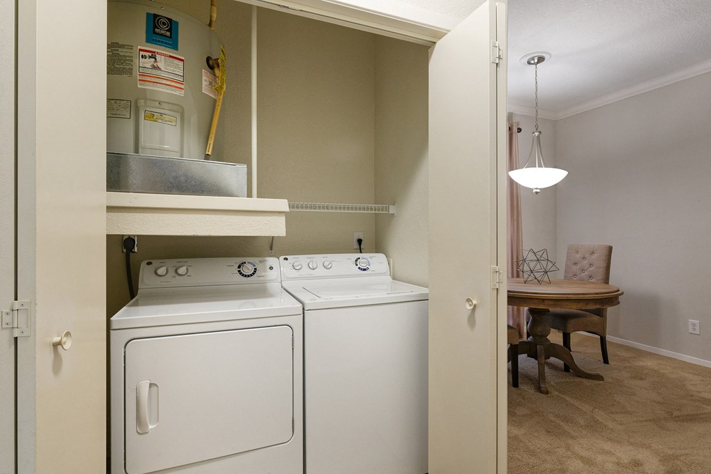 The Vineyards washer and dryer