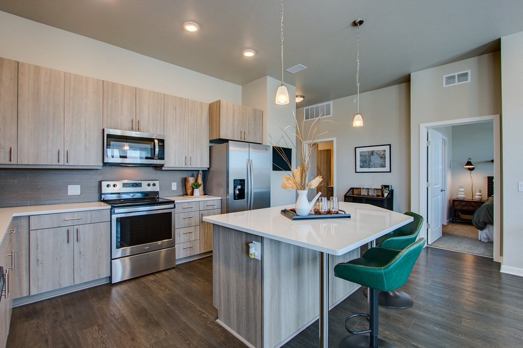 Rise at 2534 apartment interior kitchen
