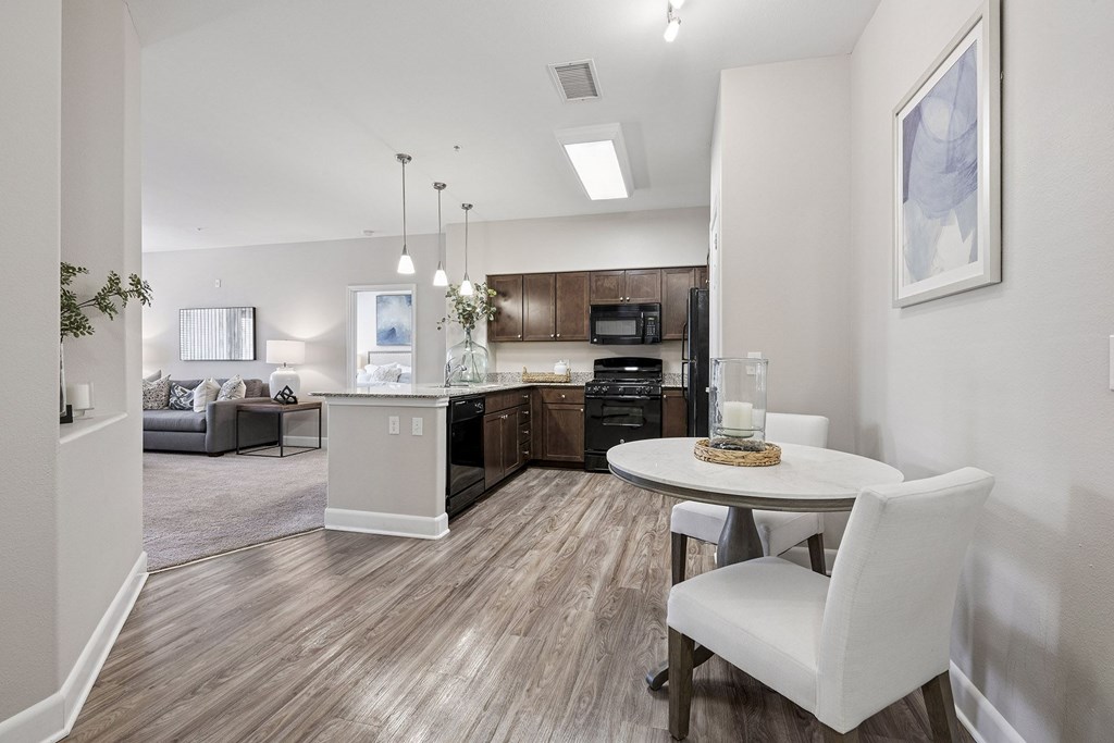 Open concept floor plans - First and Main Apartments