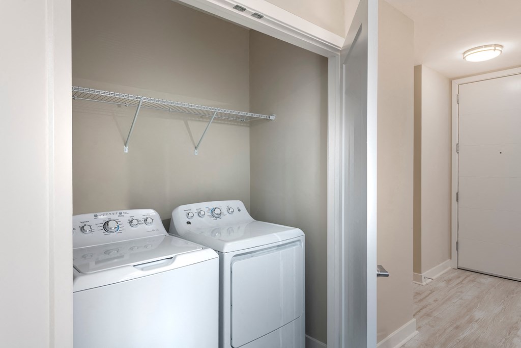 Washer/dryers in every unit - Rockwell at Crown