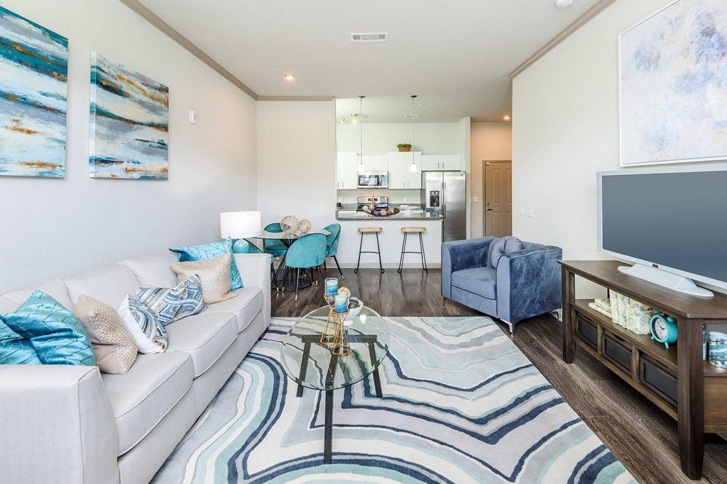 Centre Pointe Apartments spacious living areas with high ceilings