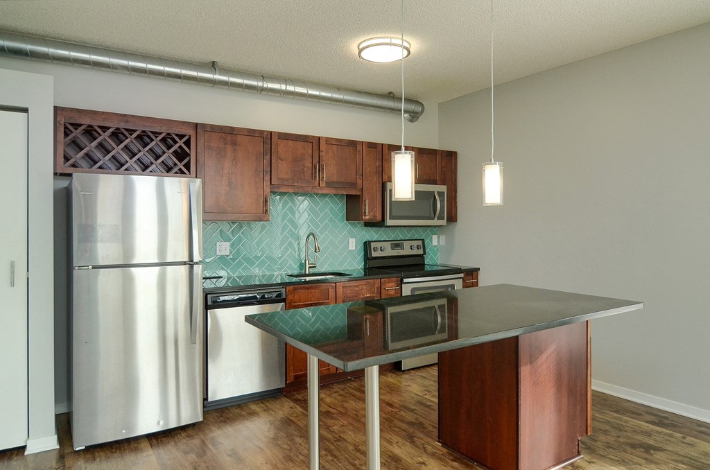 Tile back splash - Eitel Apartments