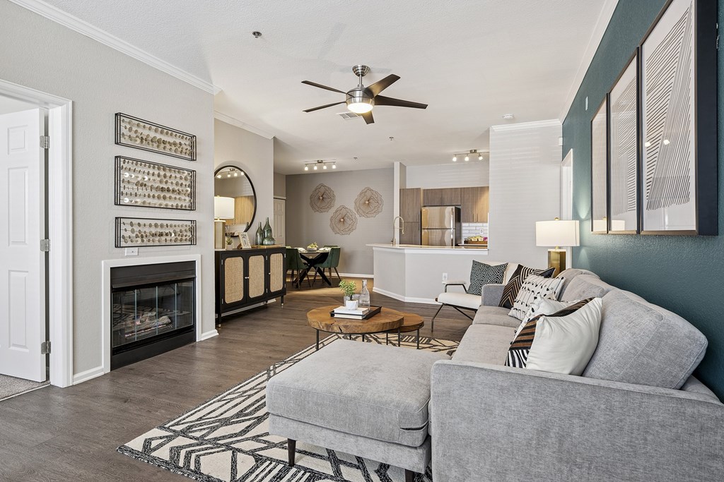 Fireplaces in every unit - Emmersyn at Lone Tree