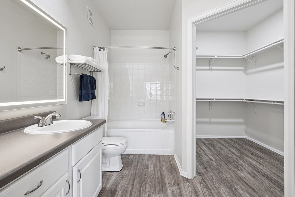 Oversized Roman tubs - Grand Centennial Apartments