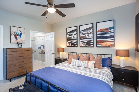 Lexington Farms plush carpet in bedroom