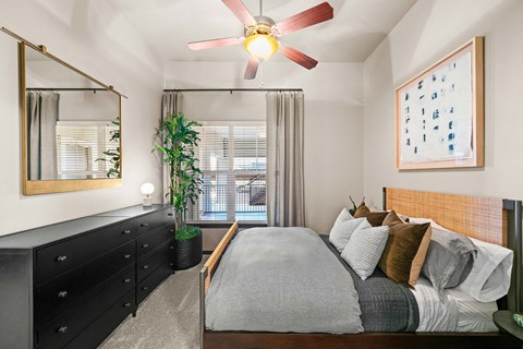 Spacious bedroom. - Foothills at Old Town Apartments