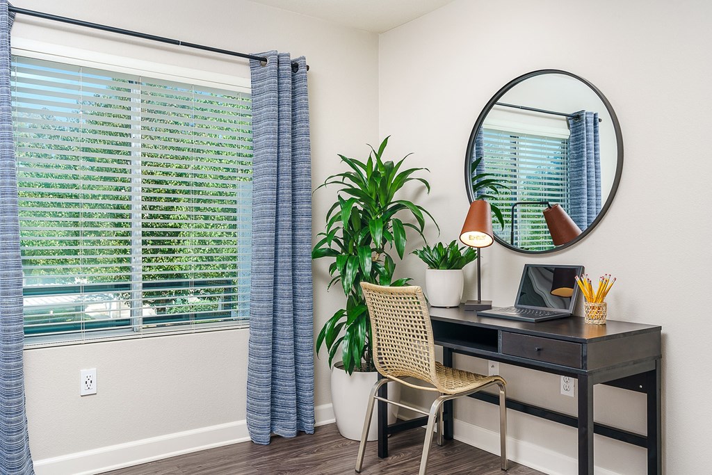 The Cascades Apartments desk area