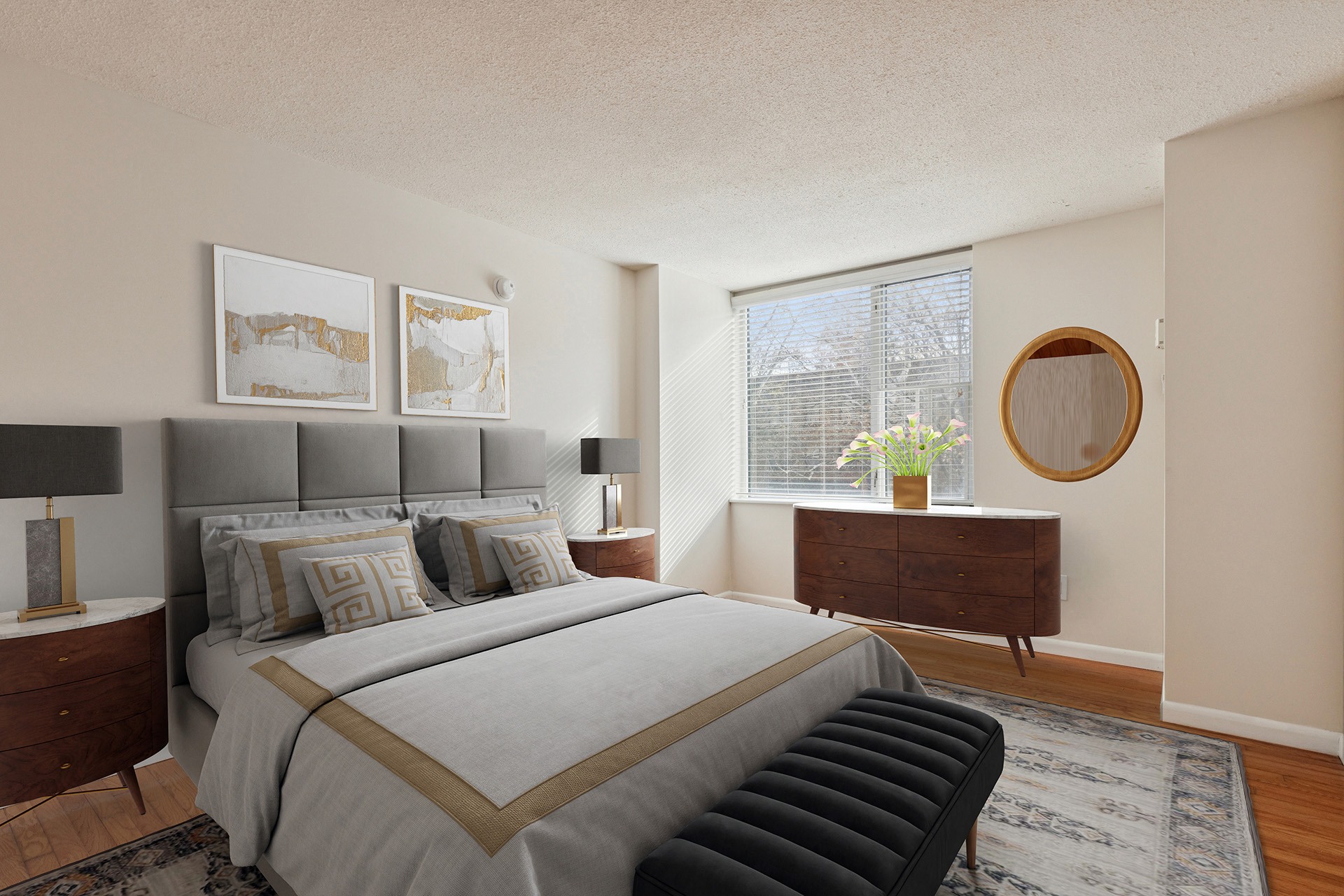 Spacious bedrooms - Hill House at Chestnut Hill