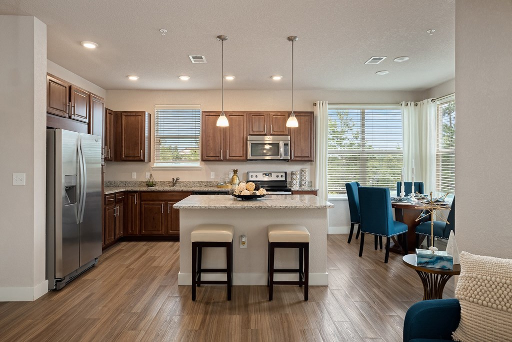 The Haven at Shoal Creek - Stainless steel appliances in kitchens