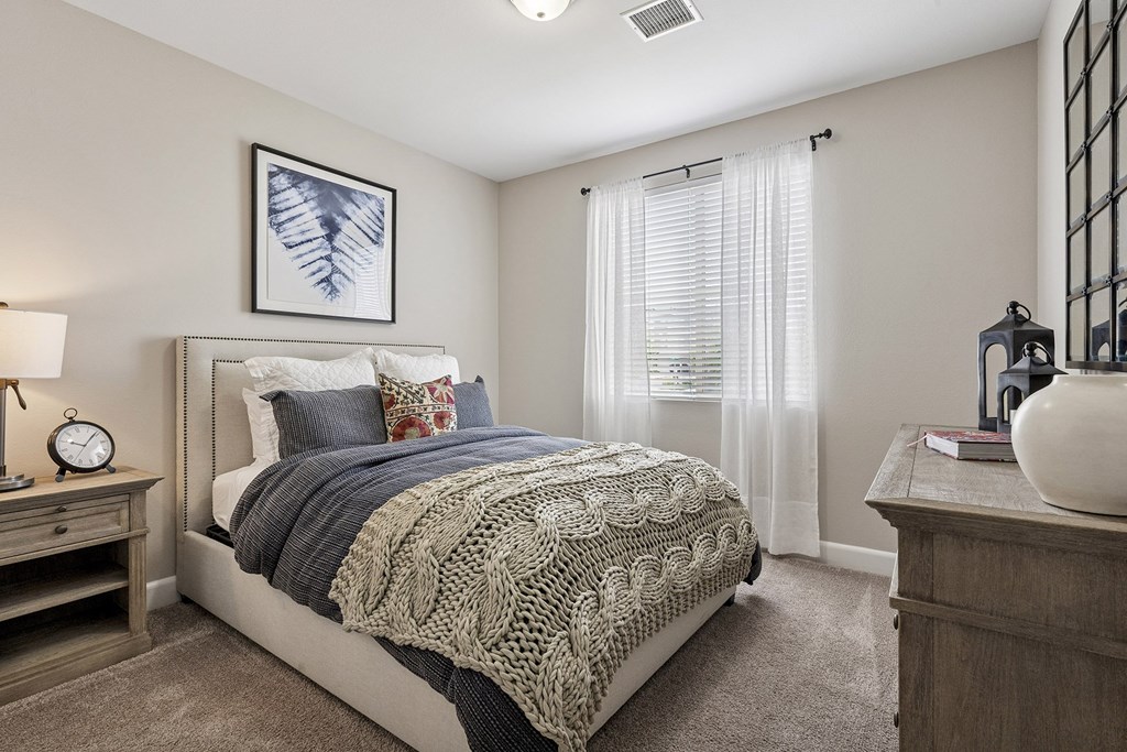 Well-lit spacious bedrooms - First and Main Apartments