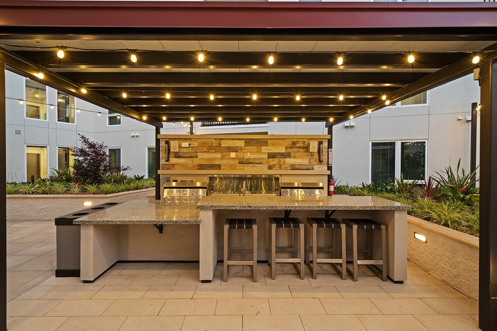 Grilling station and picnic area - La Via Apartments