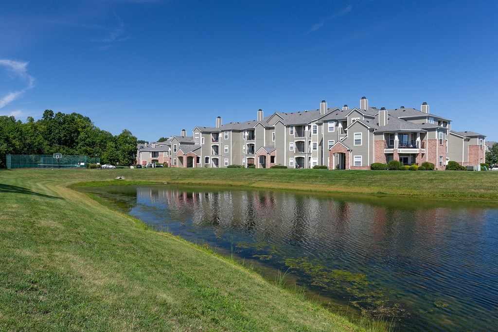 Lantern Woods Apartments - One of two lakes on the property