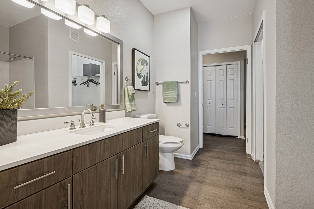 Wood-style flooring in select units - Emmersyn at Lone Tree