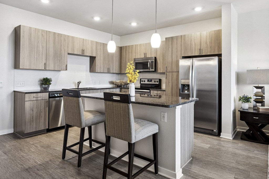 Stainless steel appliances - Enclave at Cherry Creek