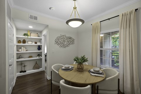 Well-lit dining nook* - The Estates at River Pointe