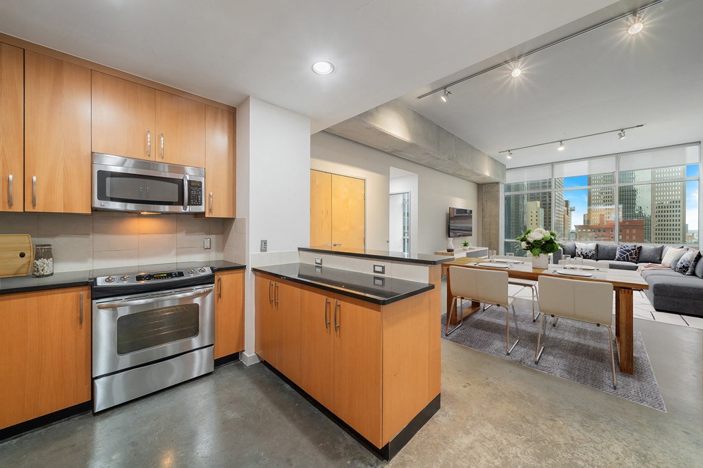 Breakfast bar in select units - Main 3 Downtown