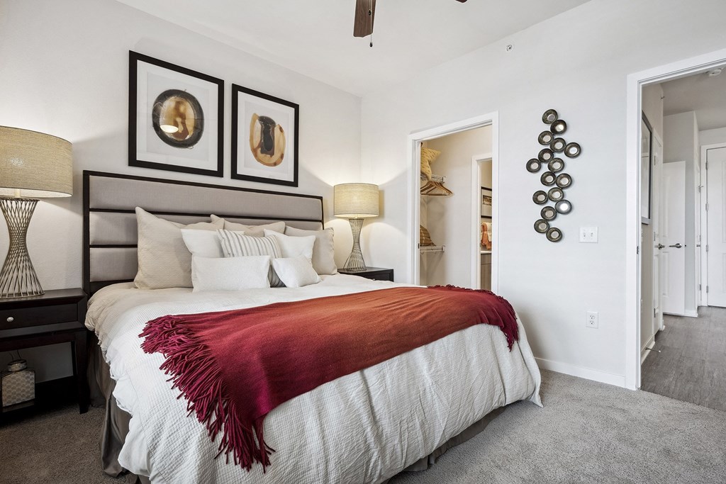Spacious rooms with oversized walk-in closets - Enclave at Cherry Creek