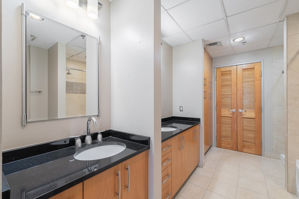 Ample closet space in select bathrooms - Main 3 Downtown