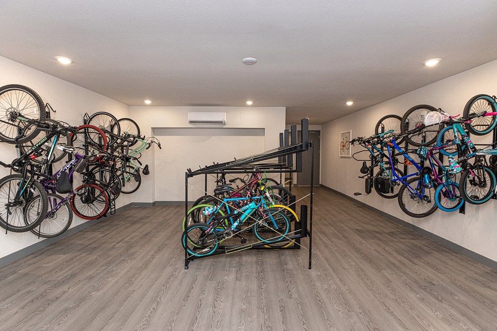 Bike storage and workshop - NOVA at Green Ranch