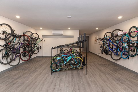 Bike storage and workshop - NOVA at Green Ranch