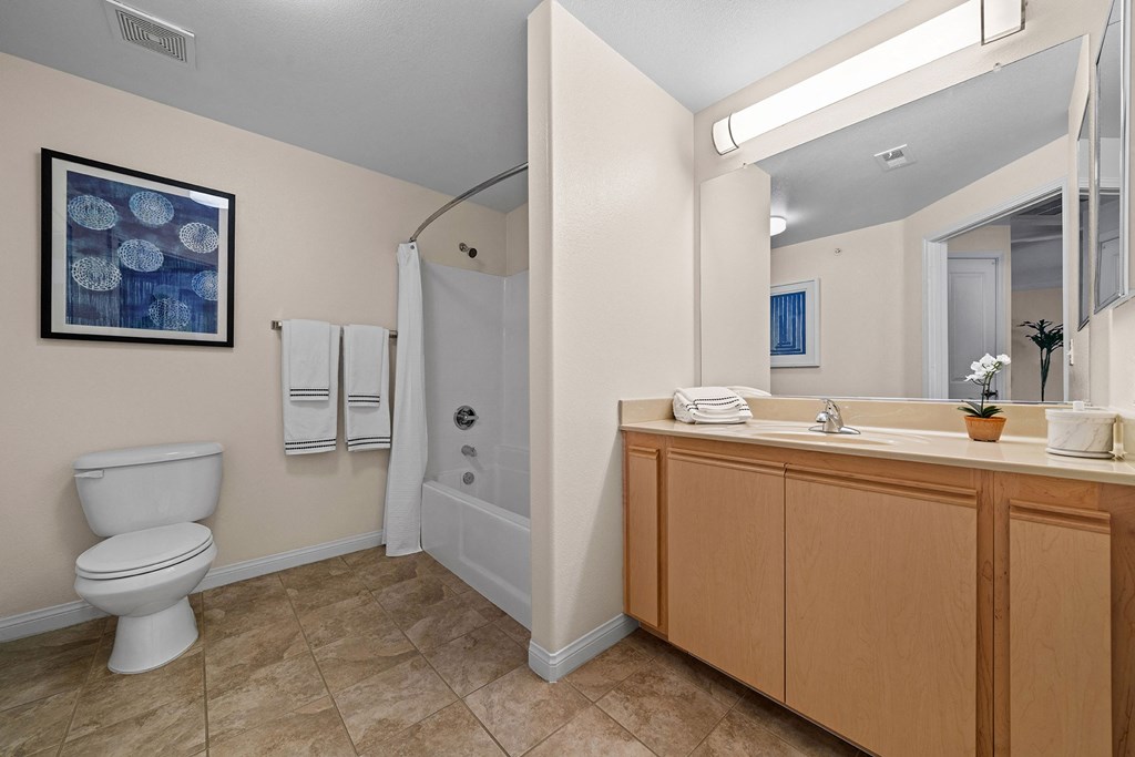 Antelope Ridge Apartments tiled flooring in wet areas