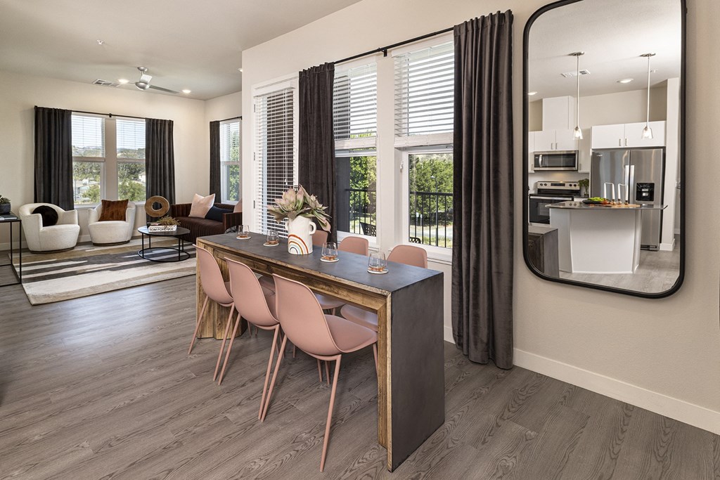 Open concept living spaces - NOVA at Green Ranch