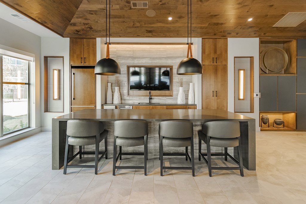 Kitchenette with seating - Debbie Lane Flats