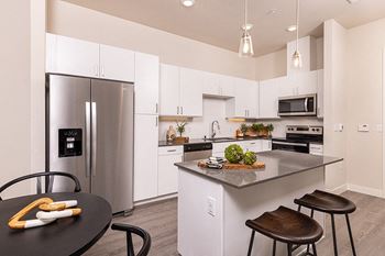 Modern white cabinetry - NOVA at Green Valley