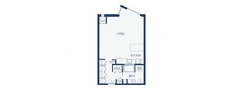 Eitel Apartments A2 Studio floor plan