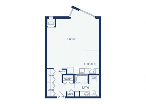 Eitel Apartments A2 Studio floor plan