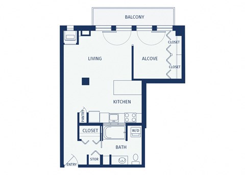 Eitel Apartments A5 Studio floor plan