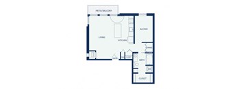 Eitel Apartments A9 Studio floor plan