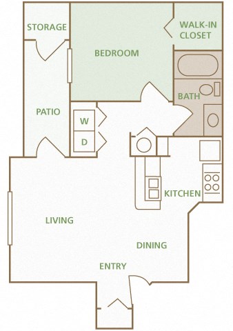 Park Del Mar - A1 - Raphael - 1 bedroom - 1 bathroom Park Del Mar - A1 - Raphael - 1 bedroom - 1 bathroom