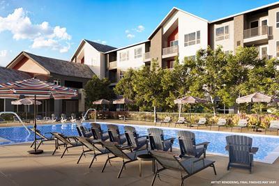 Arazo apartments pool area