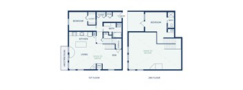 Eitel Apartments B7 2 bedroom floor plan