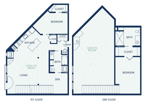 Eitel B9 floor plan 2 bedroom