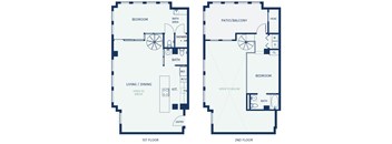 Eitel Apartments - B11 - 2 bedroom floor plan
